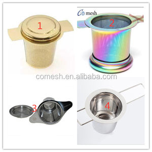 Offre Spéciale Double Poignée <span class=keywords><strong>Maille</strong></span> <span class=keywords><strong>Fine</strong></span> Lâche Feuille <span class=keywords><strong>Passoire</strong></span> À Thé/filtre/réutilisable Lâche Feuille Thé Tamis D'infuser Avec poignée Pour filtre - Product Image 4