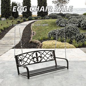 Oferta Especial: Silla Colgante Tipo Huevo para Exteriores, Moderna, Ecológica, con Iluminación LED, de Hierro, para Jardín - Venta al Por Mayor - Product Image 2