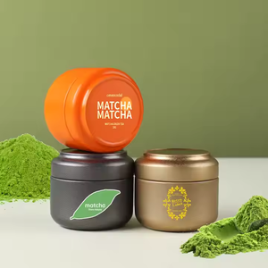 Rts 54 * h49mm Mini foodgrade Matcha bột Vòng tins Matte rỗng <span class=keywords><strong>tin</strong></span> có thể với PP nắp bên trong cho bao bì thực phẩm - Product Image 2