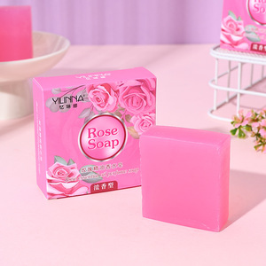 Senoritas Secret Sapone Profumato all'Olio Essenziale di Rosa Senoritas, Sapone Artigianale 50g in Cotone per Maternità, Super Assorbente e Idratante - Product Image 1