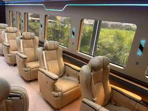 Sièges aérospatiaux de luxe pour <span class=keywords><strong>bus</strong></span> Volvo, Mercedes-Benz, <span class=keywords><strong>Setra</strong></span>, Scania, Van Hool - Matériaux en tissu imperméable/cuir/cuir PU - Sécurité - Product Image 3