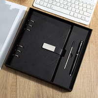Set de Regalo de Cuaderno Personalizado Retro de Negocios con Tapa Dura, Encuadernación Espiral, Papel Offset, Bolígrafos de Alta Calidad, A5/A6, Logotipo Personalizado, Varios Modelos