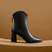 Bottes à talons carrés simples et confortables, dernières tendances beauté, pour femmes et dames