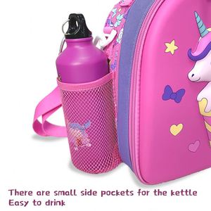 Lonchera Adorable con Diseño de Unicornio Brillante, Asa Suave, Interior a Prueba de Fugas y Forro Aislante - Product Image 2