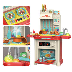 Populaire semblant <span class=keywords><strong>cuisine</strong></span> jouets cuisson nourriture jouets évier jouer <span class=keywords><strong>cuisine</strong></span> ensemble lumières sons avec pulvérisation pour les enfants - Product Image 5