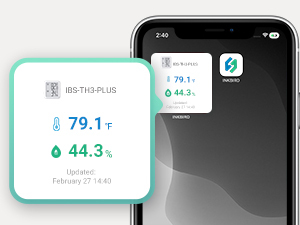 Thermomètre Hygromètre WiFi Enregistreur de données sans fil rechargeable <span class=keywords><strong>INKBIRD</strong></span> IBS-TH3 Plus Capteur sans fil - Product Image 4