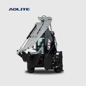 AOLITE BL105-25 ALT 2,5 ton 4x4 roda penggali backhoe kecil berkualitas tinggi Tiongkok pemuat ujung depan CE cangkul belakang