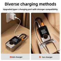 Portable Mini Fast Charging Car Wireless Air Pump High Pressure Electric CompressorTire Inflator for Car Tires