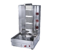 Machine électrique commerciale de BBQ de gril de Shawarma 1500W four industriel de Doner Kebab compatible de gaz de LPG d'acier inoxydable