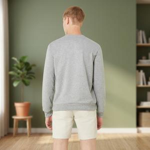 เสื้อฮู้ดดี้สีเทา รุ่น 0412 ผลิตจากโพลีเอสเตอร์ 100% สำหรับทุกเพศทุกวัย ฤดูใบไม้ร่วง ผลิตในประเทศไทย - Product Image 3