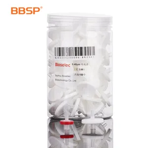 Filtre de seringue stérile BBSP PTFE, filtre de seringue médicale, échantillon gratuit, livraison