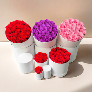 Vente en gros boîte <span class=keywords><strong>de</strong></span> roses stabilisées roses vénus et fleur préservée fleur cadeau en vrac fleur infini pour Festival - Product Image 2