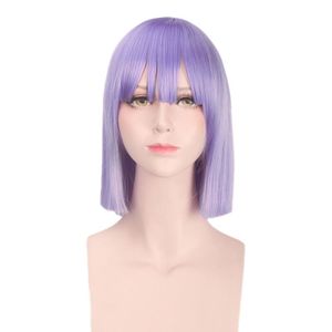 Peluca de Cosplay de Shouta Magatsuchi de Miss Kobayashi's <span class=keywords><strong>Dragon</strong></span> <span class=keywords><strong>Maid</strong></span>, Ainizi, Corta, Morada, de 35 cm, con Flequillo - Product Image 2