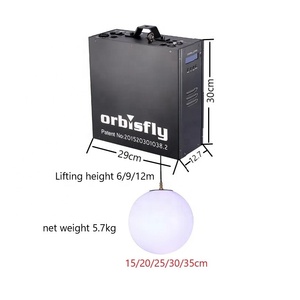 Esfera de Ondas Motorizada RGB de Colores para Decoración de Eventos de DJ, Luz Cinética LED con Control DMX para Escenarios - Product Image 1