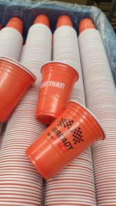 16oz Chất lượng cao PP nhựa màu đỏ ly cho Đảng bia <span class=keywords><strong>Pong</strong></span> sử dụng cho các bên và quán bar - Product Image 5