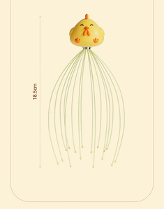 Masseurs de cuir chevelu avec 16 griffes, gratte-tête manuel pour une relaxation profonde, stimulation capillaire et massage anti-stress - Product Image 5