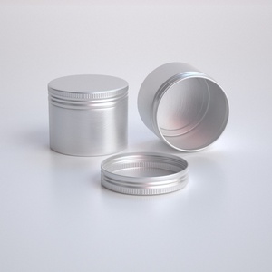 Envase Metálico de Aluminio Resistente a la Corrosión con Tapa de Rosca Hermética, Envases de Grado Alimenticio, Latas Redondas de Aluminio Doradas de 100g 100ml 3oz - Product Image 3