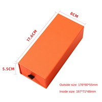 Boîte de rangement rectangulaire de luxe en carton pour rouge à lèvres, lunettes et lunettes de soleil, avec logo coloré