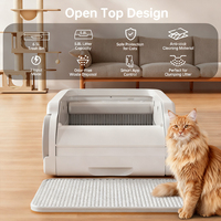 OEM Selbstreinigende Katzentoilette mit offenem Design für mehrere Katzen, App-Steuerung, leise, geruchlos & sicher