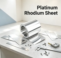 Good Electrical Conductivity & Thermoelectric Stability Platinum-Rhodium Sheet for Wire, Instruments & Academic Research