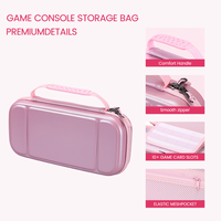Étui de rangement portable en EVA pour cartes de jeu avec fermeture éclair, design mignon, couleur personnalisée pour cartes de jeu de console Nintendo Switch 2