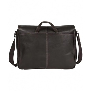 Bolso bandolera de fieltro para portátil, estilo colombiano, impermeable, delgado, con un solo compartimento y solapa, para negocios, color marrón, de fábrica BSCI. - Product Image 4