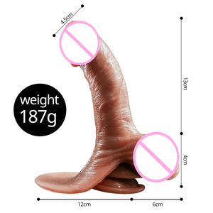 Grand Dildo en Silicone pour Adultes, Pénis Artificiel Doux Effet Peau Réelle avec Ventouse Puissante, Grande Taille pour Usage Sexuel Adulte - Product Image 3
