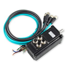 Ip65 Pwm Vsp Controle Puls Rs485 Canopen Dc Geïntegreerde Dc <span class=keywords><strong>Servo</strong></span> <span class=keywords><strong>Motor</strong></span> Kits 48V 3000Rpm 400W Met Absolute Encoder Voor Robot Arm - Product Image 3