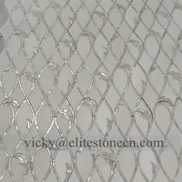 Carrelage en marbre mosaïque de haute qualité, blanc pur, en forme de feuille, dosseret moderne, poli, pour application intérieure
