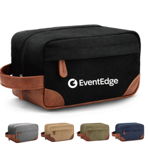 Borsa da toilette da uomo Kit da <span class=keywords><strong>viaggio</strong></span> con manico impermeabile in tela di rasatura Organizer per viaggi di lavoro - Product Image 1