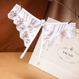 Culottes et sous-vêtements érotiques en dentelle, taille basse, sexy, transparent - Product Image 3