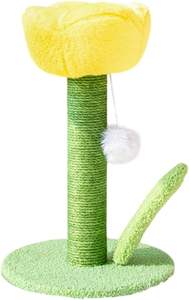 Árbol para Gatos con Forma de Tulipán de 40 cm, Torre para Gatos con Poste Rascador de Sisal, Protector de Muebles, Juguete para Gatos de Interior - Product Image 4