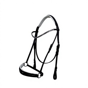 Durable Leather Handmade Horse Bridle Adjustable Halter Comfortable Fit Strong Hardware Factory Made <b>Equestrian</b> Riding Gear - Product Image 6