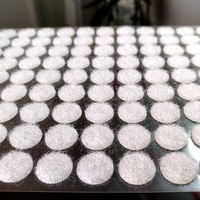 Autocollant adhésif à crochet et boucle Cercle Rond Adhésif à crochet et boucle Points Velcroes Points pour vêtements