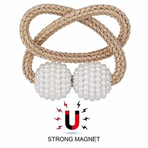 2PCS Pearl Magnetic Curtain <b>Clip</b> Curtain Holders Tie Back <b>Buckle</b> <b>Clips</b> Hanging Ball <b>Buckle</b> Tie Back Curtain Decor Accessories - Product Image 3