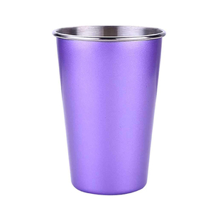 كوب قهوة أحادي الجدار ، كوب بشعار معدني من الفولاذ المقاوم للصدأ ، أكواب رخيصة لشرب البيرة الباردة - Product Image 2