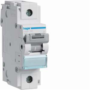 HMB180 ปรับแต่งได้ด้วย Hagers MCB 15000A 15kA 1P curve B 80A 1.5M - Product Image 1