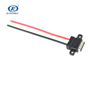 <span class=keywords><strong>Conector</strong></span> <span class=keywords><strong>USB</strong></span>-<span class=keywords><strong>C</strong></span> Hembra Eléctrico Tipo-<span class=keywords><strong>C</strong></span> 2p a Prueba de Agua con Contactos de Cobre, Carcasa de ABS, IP67 y Cable - Product Image 4
