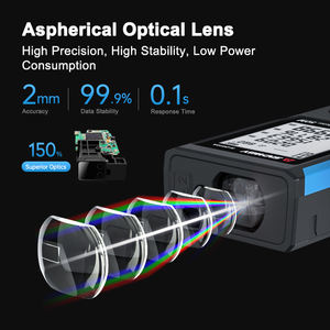SNDWAY 50m/165ft Instrument de mesure intelligent Télémètre laser Outils portatifs Télémètre 4-en-1 Télémètre laser - Product Image 2