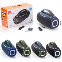 Haut-parleur portable à subwoofer haute puissance, entrées USB/AUX, étanche IPX6, prend en charge le mode EQ, système stéréo TWS multifonctionnel, RGB