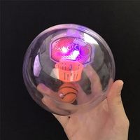 Mini jeu de tir au basket-ball, jeu de basket-ball à main pour soulager le stress, paniers de basket-ball lumineux avec effet sonore et lumineux LED