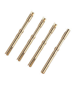 Độ chính xác cao đồng pin kết nối 1mm 1.5mm 2mm <span class=keywords><strong>2</strong></span>.5mm 24K vàng mạ chuối cắm nam nữ liên hệ với chân - Product Image 4