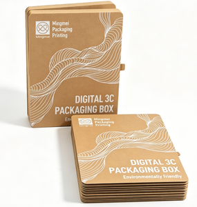 Caja de Embalaje Corrugada de Nido de Abeja Ecológica Personalizada, Resistente a Impactos, con Relieve, Laminación Mate, Cierre Magnético, Estándar Europeo - Product Image 1
