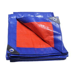 Bâche en polyéthylène imperméable et coupe-vent double face de grande taille pour bateaux, voitures, camping, camping-car, piscine, tente, 6x8 pieds, œillets, protection polyvalente - Product Image 2