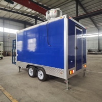 Camion de restauration rapide avec cuisine complète, remorque de restauration, conteneur pour pizzas et burgers, restaurant-bar à vendre aux États-Unis et en Australie