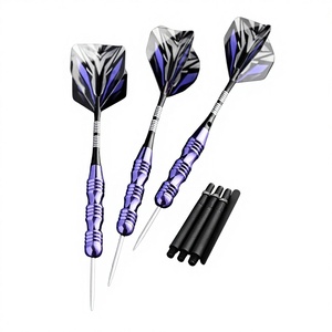 GOODARTS Zilongling 22g Ensemble <span class=keywords><strong>de</strong></span> fléchettes métalliques colorées <span class=keywords><strong>de</strong></span> type aiguille pour la compétition et l'entraînement professionnel - Product Image 1