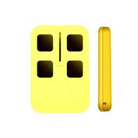 Télécommande JUHUI JH-TX519 avec logo personnalisé, 4 boutons, plastique coloré, moule privé, étanche, 315/433.92MHz, code fixe, code roulant, portée 30M