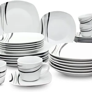 30 шт. фарфоровая посуда наборы/керамический обеденный набор для 6