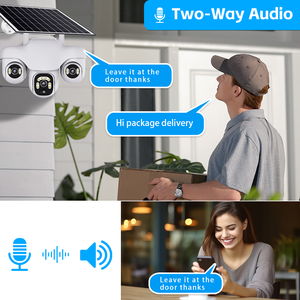 Kerui 6MP Wifi/4G Giám Sát Máy Ảnh 3 Ptz Với Năng Lượng Mặt Trời Bảng Điều Khiển EU An Ninh Mạng Máy Ảnh 8000MAh Pin Dài Chờ V380 Pro - Product Image 4