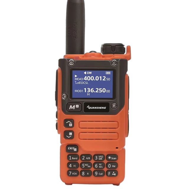 Quansheng UVK58 Two Way Radio Air Band Walkie Talkie VHF/UHF 5W 0-5km Range New Version Handheld